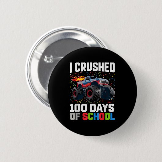 Survived I Crushed 100 Days School Monster 1st Gra 缶バッジ (正面&裏面)