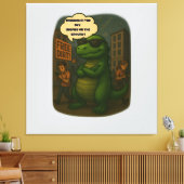 Surviving 2025: Dino Style キャンバスプリント (インサイチュ (リビング))