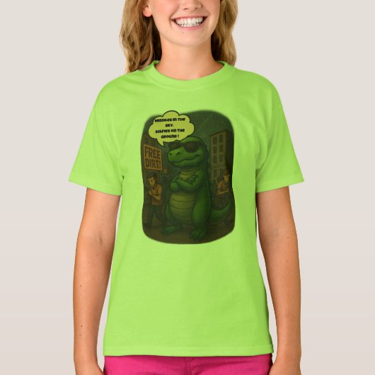 Surviving 2025: Dino Style Tシャツ (正面)