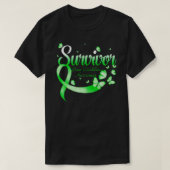 Survivor Brain Disabilities Awareness Butterfly Tシャツ (デザイン正面)