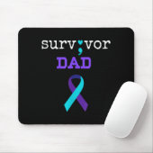 Survivor Dad - Semicolon Gift Suicide Prevention A マウスパッド (マウス)