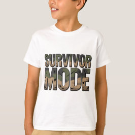 Survivor Mode Kids Camo – Little Warrior Edition Tシャツ