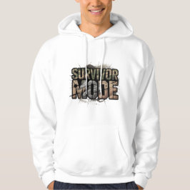 Survivor Mode Men’s Hoodie – Cracked Wall Power  パーカ