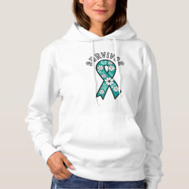 Survivor SA Teal Awareness Ribbon パーカ