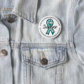 Survivor SA Teal Awareness Ribbon 缶バッジ (インサイチュ)