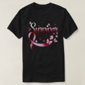 Survivor Sickle Cell Anemia  Awareness Butterfly Tシャツ (デザイン正面)