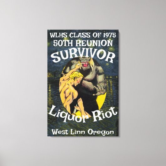 Survivor WLHS 50TH REUNION CLASS 1975 キャンバスプリント (正面)
