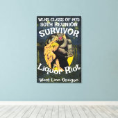 Survivor WLHS 50TH REUNION CLASS 1975 キャンバスプリント (インサイチュ (ウッドフロア))