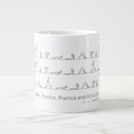 Surya Namaskar_Ashtanga Vinyasa Yoga Mug ジャンボコーヒーマグカップ