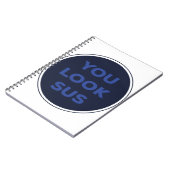 SUSの引用文ギフト素晴らしを見る ノートブック (左側)