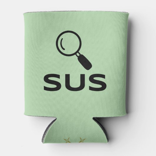 SUSクーラーボックス – 冷たい飲み物に対する不審な雰囲気 缶クーラー (正面)