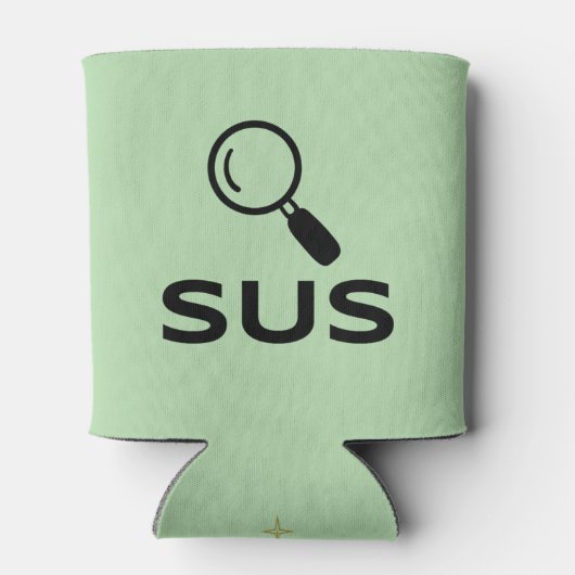 SUSクーラーボックス – 冷たい飲み物に対する不審な雰囲気 缶クーラー (裏面)