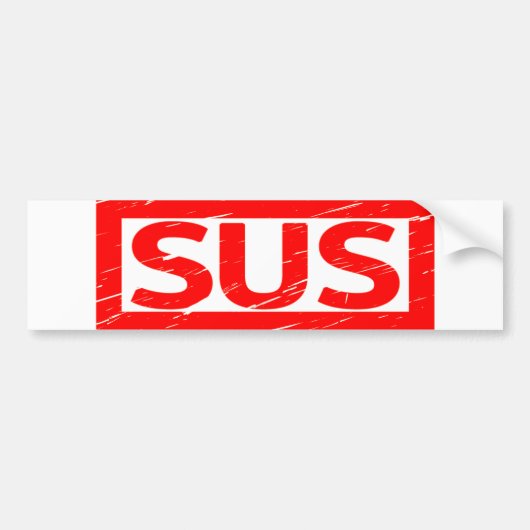 Susスタンプ バンパーステッカー (正面)