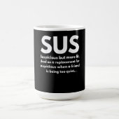 Sus定義疑わしいフレンド演技Sus コーヒーマグカップ (中央)