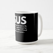 Sus定義疑わしいフレンド演技Sus コーヒーマグカップ (正面右)