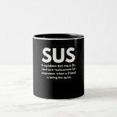 Sus定義疑わしいフレンド演技Sus ツートーンマグカップ (中央)