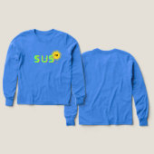 SUS、子供のTシャツ、おもしろい (デザイン 正面&背面)