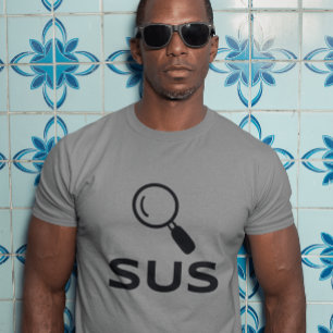 SUS Tシャツ - 不審な雰囲気とサシのワンポイント
