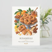 Susamielli – Vintage Italian Dessert 招待状 (スタンド正面)