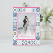 Susanのカスタムフォトカード – それはAmore V3 招待状 (スタンド正面)