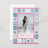 Susanのカスタムフォトカード – それはAmore V3 招待状 (正面/裏面)