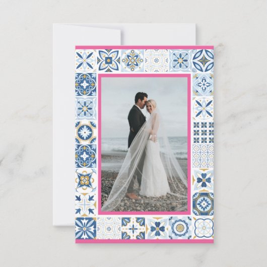 Susanのカスタムブライダルシャワーフォトカード 招待状 (正面)