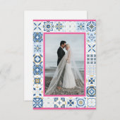 Susanのカスタムブライダルシャワーフォトカード 招待状 (正面/裏面)