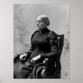 Susan B. Anthony Seated Portrait - 1891 ポスター (正面)