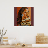 Susan Bergstrom著「Lone Star」 ポスター (キッチン)