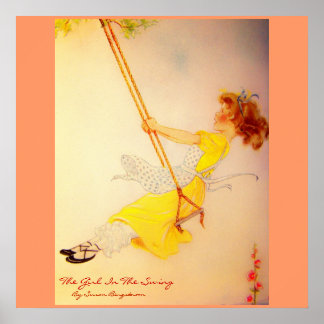 Susan Bergstrom著「The Girl In The Swing」 ポスター