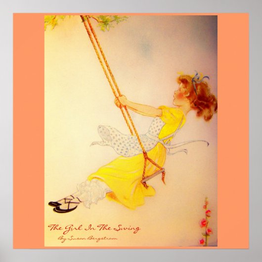 Susan Bergstrom著「The Girl In The Swing」 ポスター (正面)