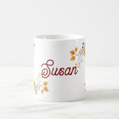Susan, just for Susan floral design,  コーヒーマグカップ (中央)