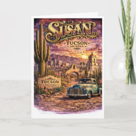 Susan Tucson Arizona オーダーメイド サウスウェスタン カード