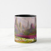 Susan's Morning Teaカスタマイズ可パーソナライズされた能 マグカップ (中央)