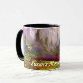 Susan's Morning Teaカスタマイズ可パーソナライズされた能 マグカップ (正面左)