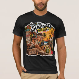 Susegad Rav Re! – Goan Lifestyle Vibes Tシャツ