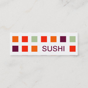SUSHI(モダン正方形) スキニー名刺