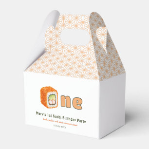 Sushi- 1st Birthday フェイバーボックス