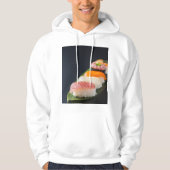 Sushi art on a leaf | A piece of clothing that exu パーカ (正面)