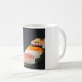 Sushi Art | Shining Nigiri in the Silence コーヒーマグカップ (正面右)