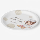 Sushi Birthday Party Invitation with Cute Anime  ペーパープレート (アングル)