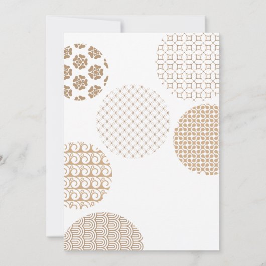 Sushi Birthday Party Invitation with Cute Anime  招待状 (裏面)