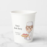 Sushi Birthday Party Invitation with Cute Anime  紙コップ<br><div class="desc">Sushi Birthday Party Invitation with Cute Anime Chef Design Celebrate your special day with this charming sushi birthday party invitation featuring a cute anime-style sushi chef. This simple and elegant design includes space to customize the date, time, and location of your party. Perfect for sushi lovers and fans of Japanese...</div>