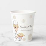 Sushi Birthday Party Invitation with Cute Anime  紙コップ<br><div class="desc">Sushi Birthday Party Invitation with Cute Anime Chef Design Celebrate your special day with this charming sushi birthday party invitation featuring a cute anime-style sushi chef. This simple and elegant design includes space to customize the date, time, and location of your party. Perfect for sushi lovers and fans of Japanese...</div>