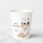 Sushi Birthday Party Invitation with Cute Anime  紙コップ<br><div class="desc">Sushi Birthday Party Invitation with Cute Anime Chef Design Celebrate your special day with this charming sushi birthday party invitation featuring a cute anime-style sushi chef. This simple and elegant design includes space to customize the date, time, and location of your party. Perfect for sushi lovers and fans of Japanese...</div>