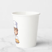 Sushi Birthday Party Invitation with Cute Anime  紙コップ (左)