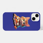 Sushi Cat iPhone 14ケース iPhoneケース (裏面横)