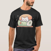 Sushi Cat Kawaii Tシャツ (正面)