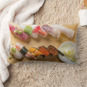 Sushi Circle Cushion – Fresh & Cozy Decor ランバークッション (ブランケット)
