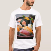Sushi Circle – Japanese Round Dance Tシャツ (正面)